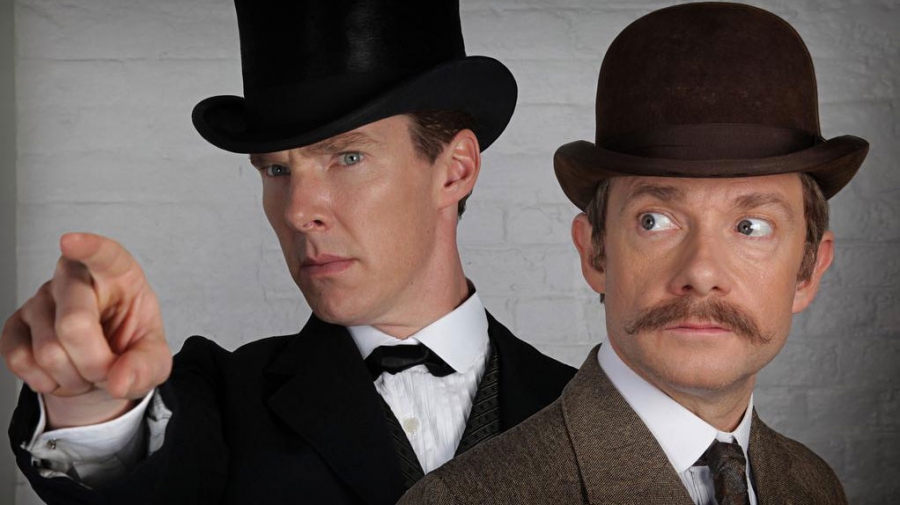 Photos de Sherlock Holmes et John Watson