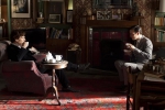 Photo promotionnelle du troisième épisode de la saison 2 de Sherlock (Sherlock Holmes et Moriarty)